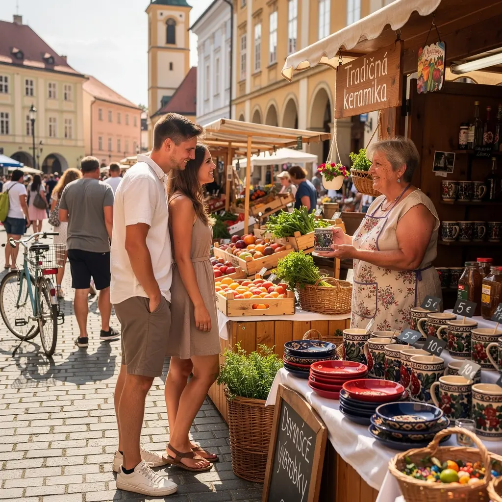 A close-up of a traditional Slovak dish served at a local restaurant, showcasing regional cuisine.